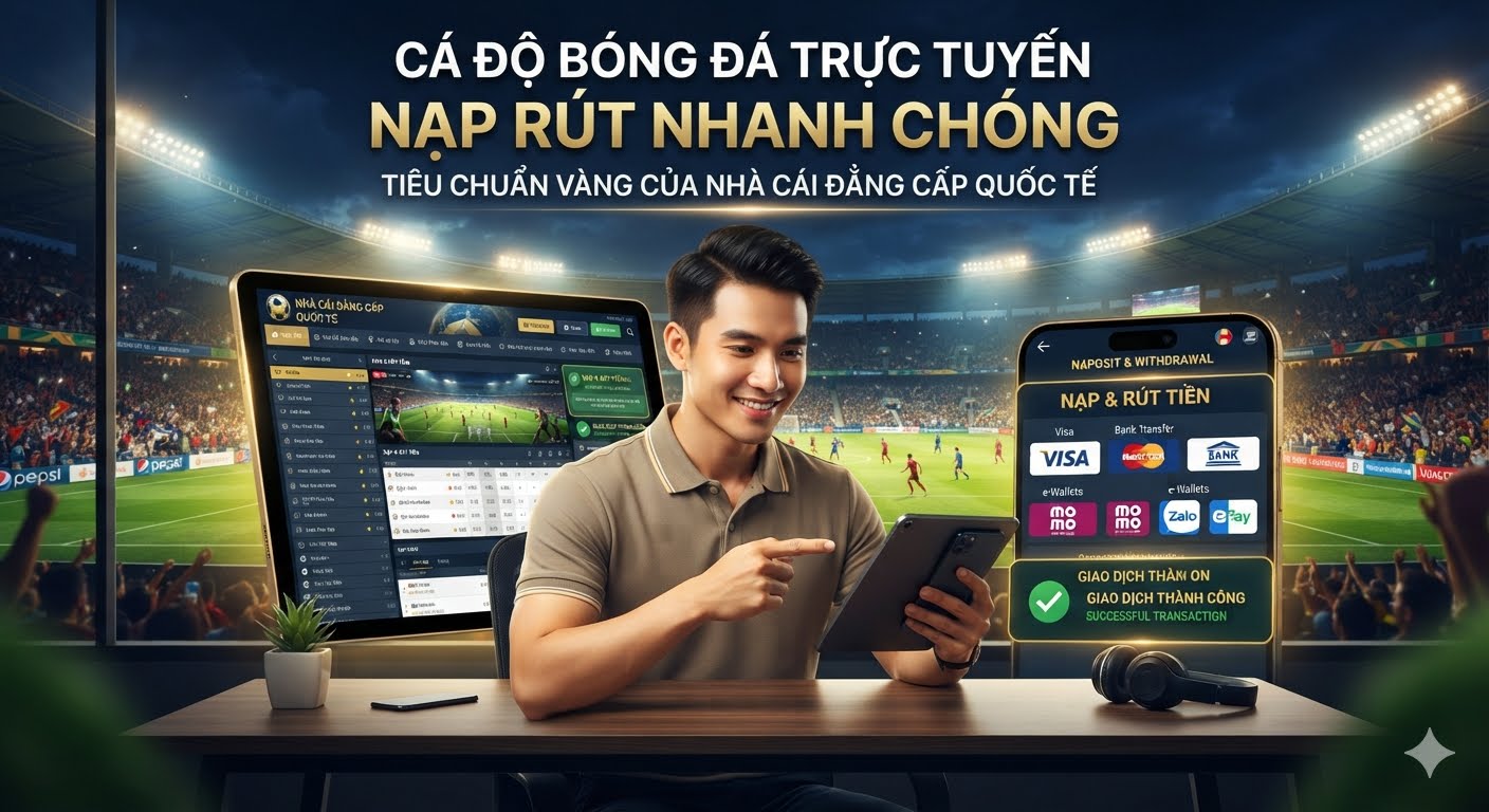Cá độ bóng đá trực tuyến nạp rút nhanh chóng